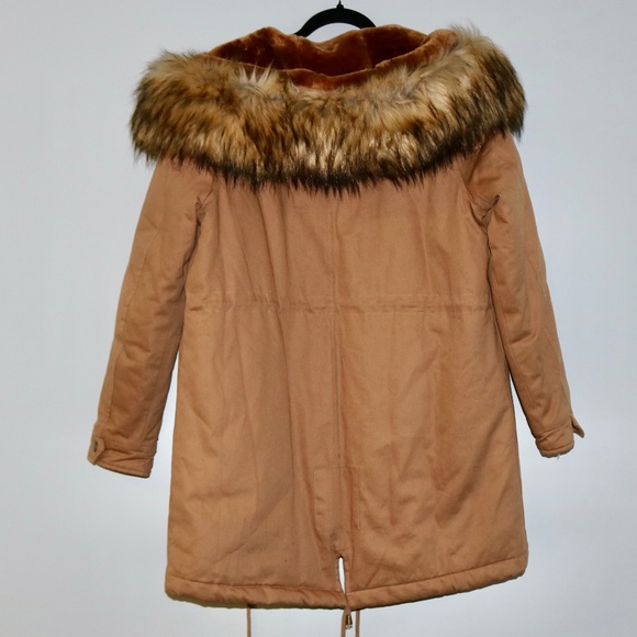 Boohoo Parka Coat With Faux Fur - Picture 7 of 7